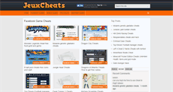Desktop Screenshot of jeuxcheats.com