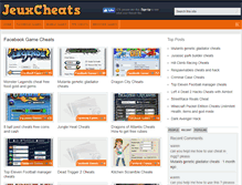 Tablet Screenshot of jeuxcheats.com